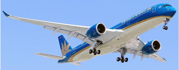 VietNam Airlines sử dụng tàu bay thế hệ mới Boeing-787 và Airbus-A350 trên đường bay HaiPhong HoChiMinh