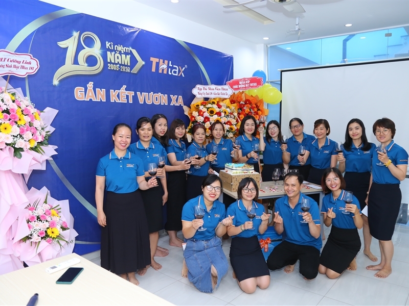 Kỷ niệm 18 năm thành lập Đại Lý Thuế THtax: Một trong những Đại lý thuế uy tín và chuyên nghiệp tại TP Hồ Chí Minh